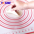 baking pastry mat with measurements Yaxing silicone mat for dough and baking 40x33cm